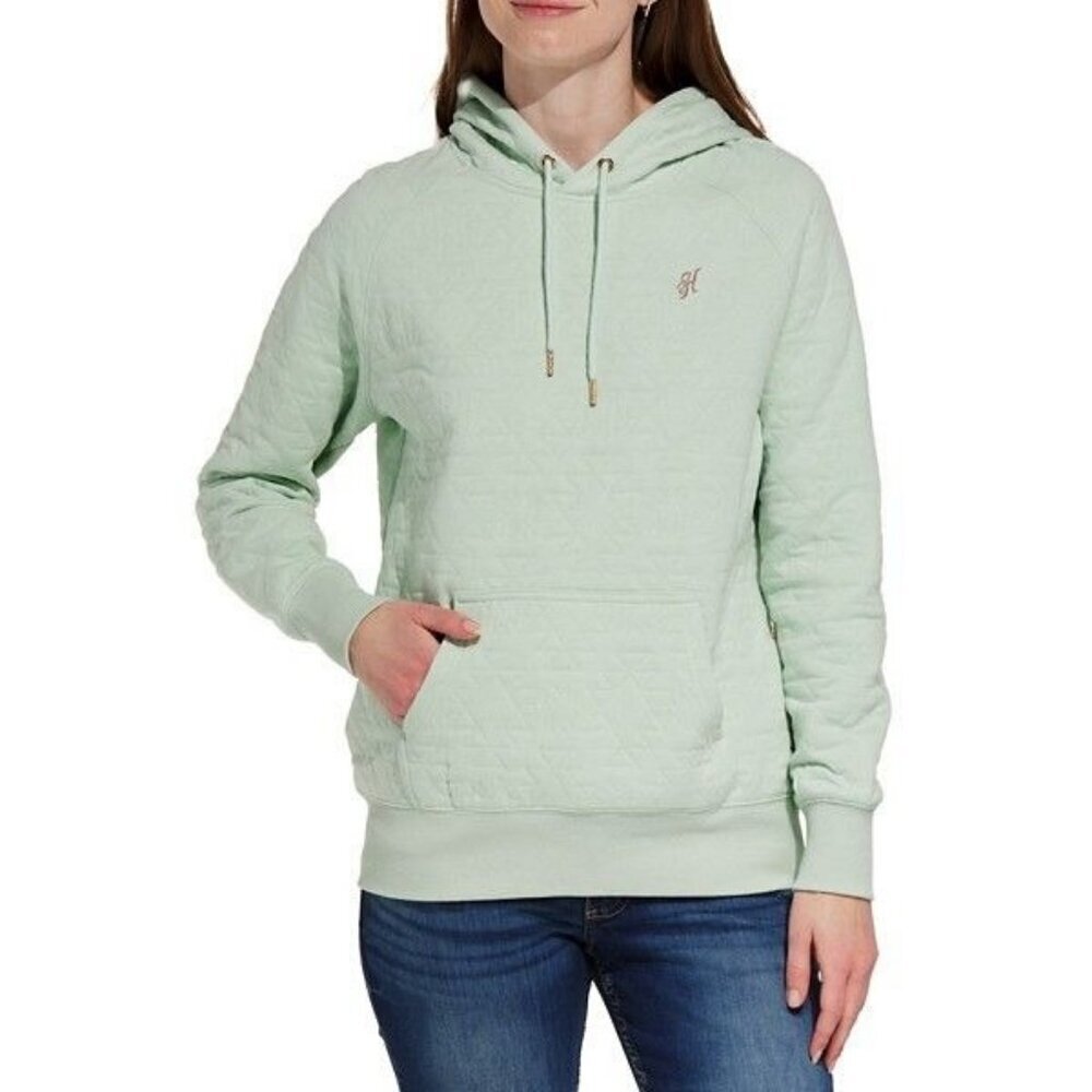 Hooey Women's LG Long Sleeve The Concho Aztec Print Pullover Sweatshirt Hoodie S